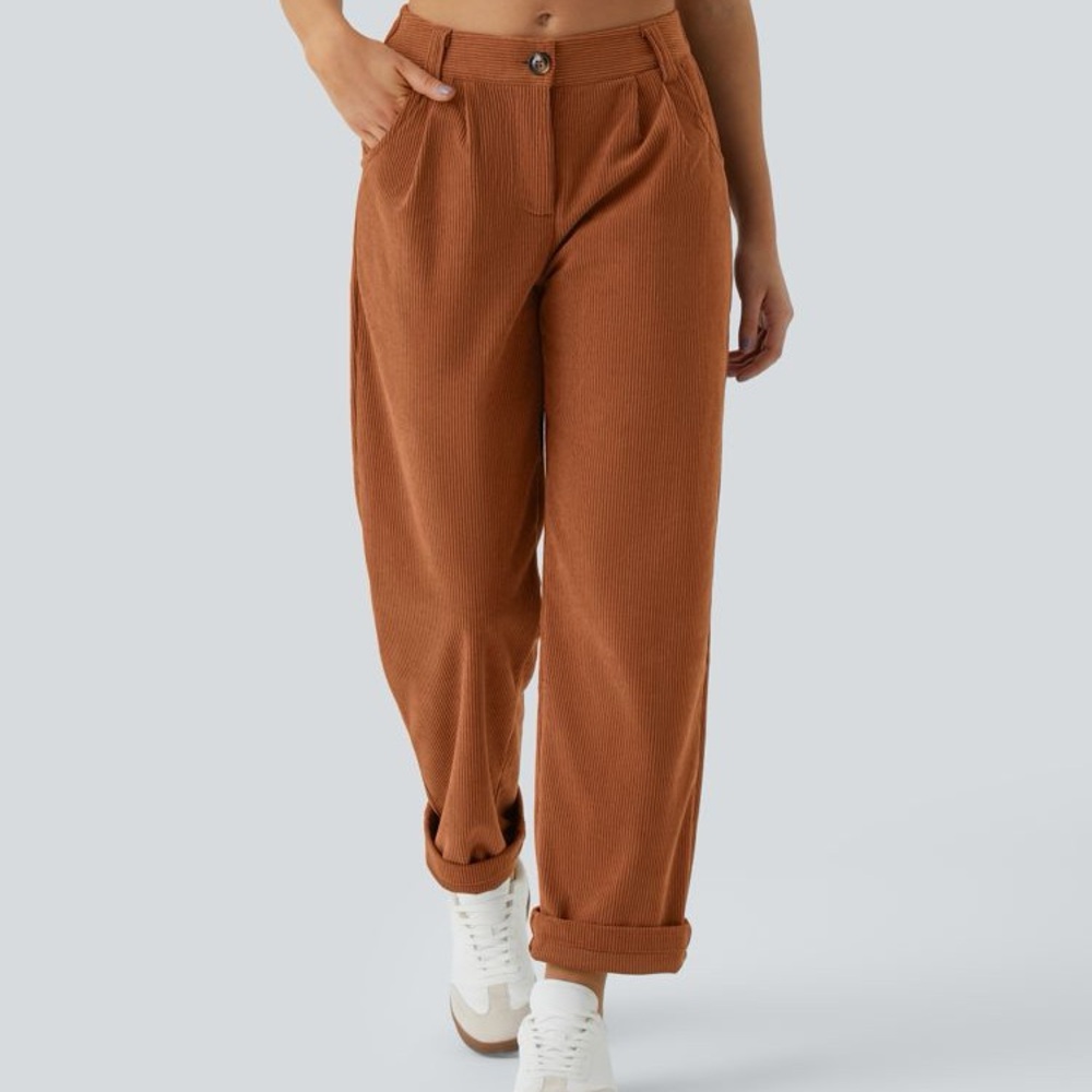 HALARA Women's Brown Trousers